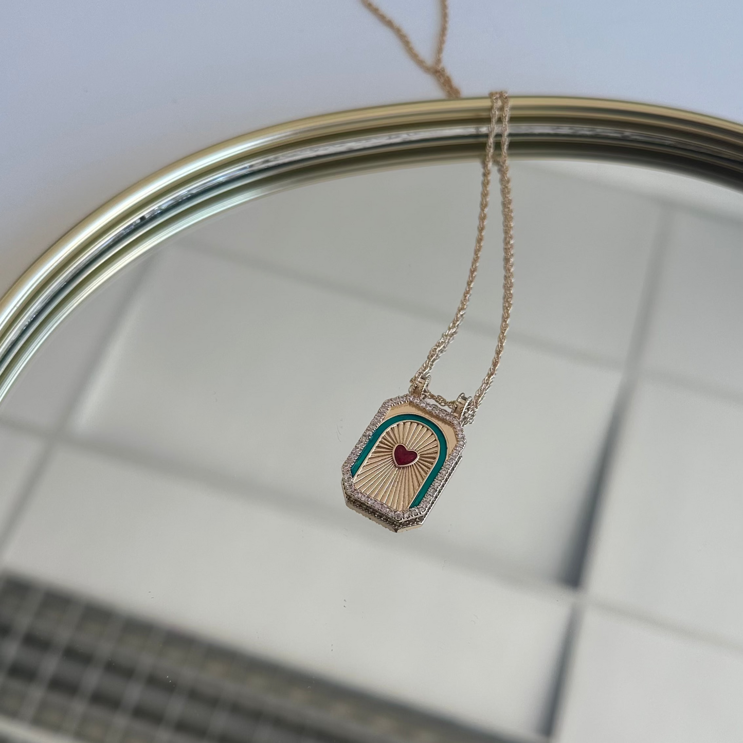 HEART PENDANT NECKLACE Copper
