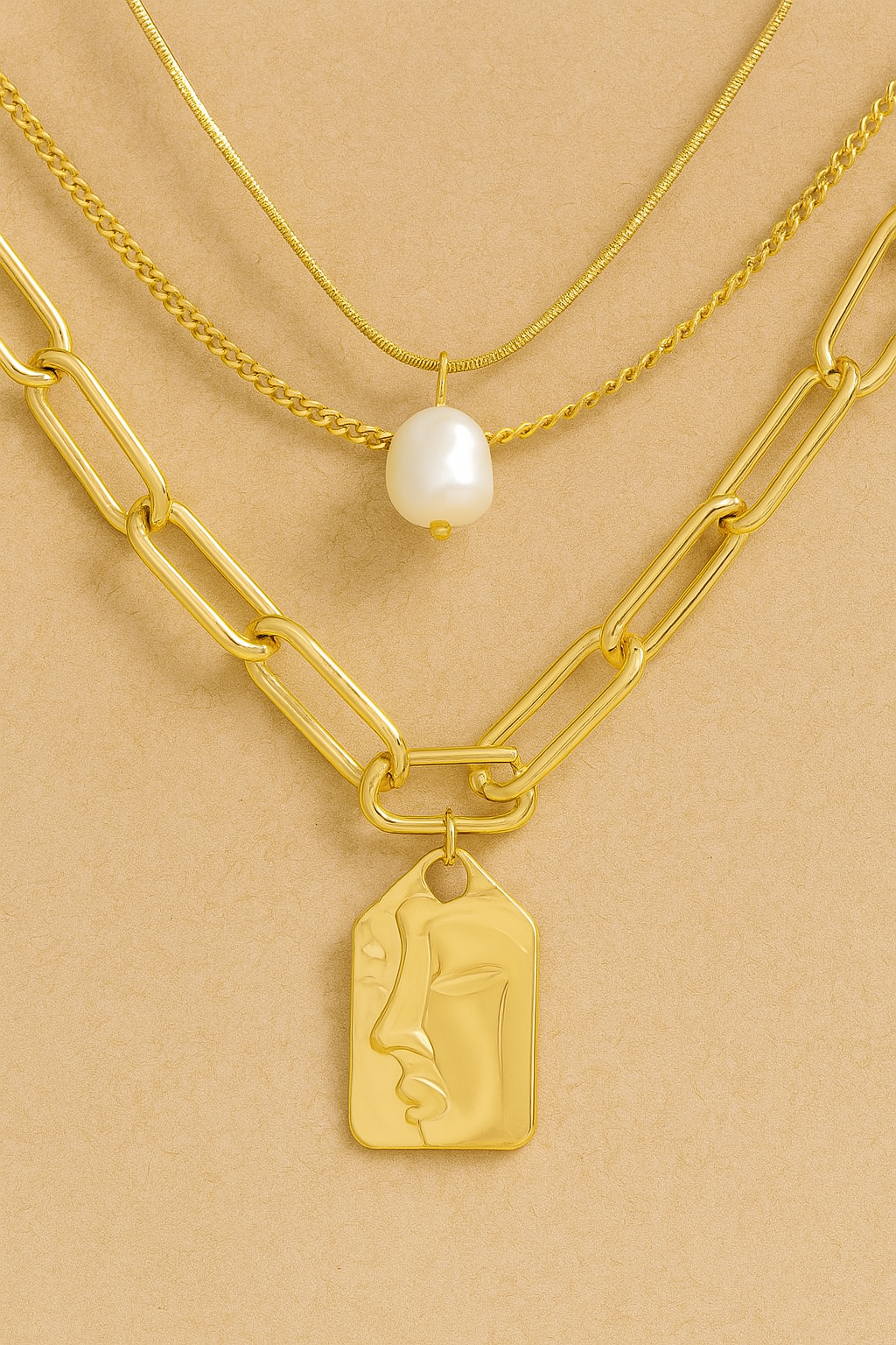 Layered Pendant Necklace