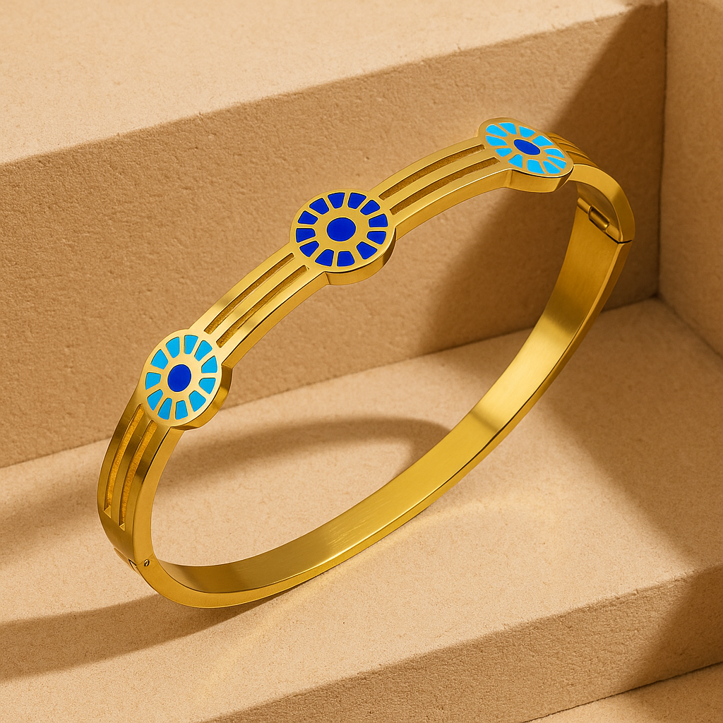 Evil Eye Charms Bangle