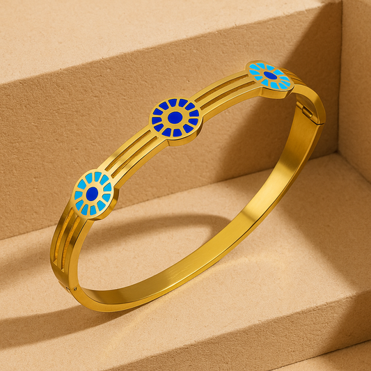 Evil Eye Charms Bangle