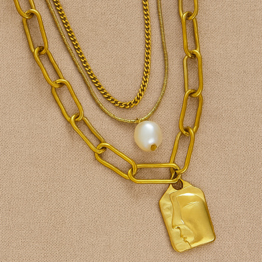 Layered Pendant Necklace