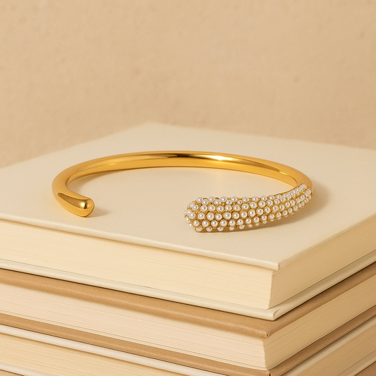 Pearl Cuff Bangle
