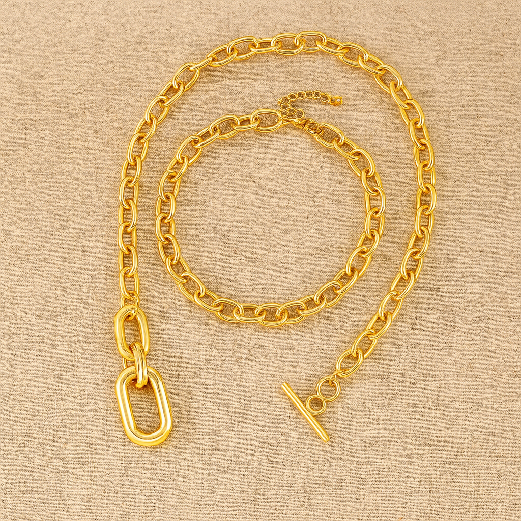 Mana Layered Link Necklace