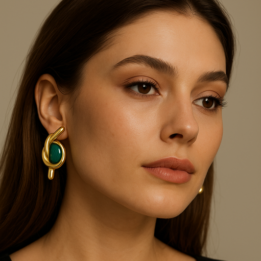Lola Malachite Earrings