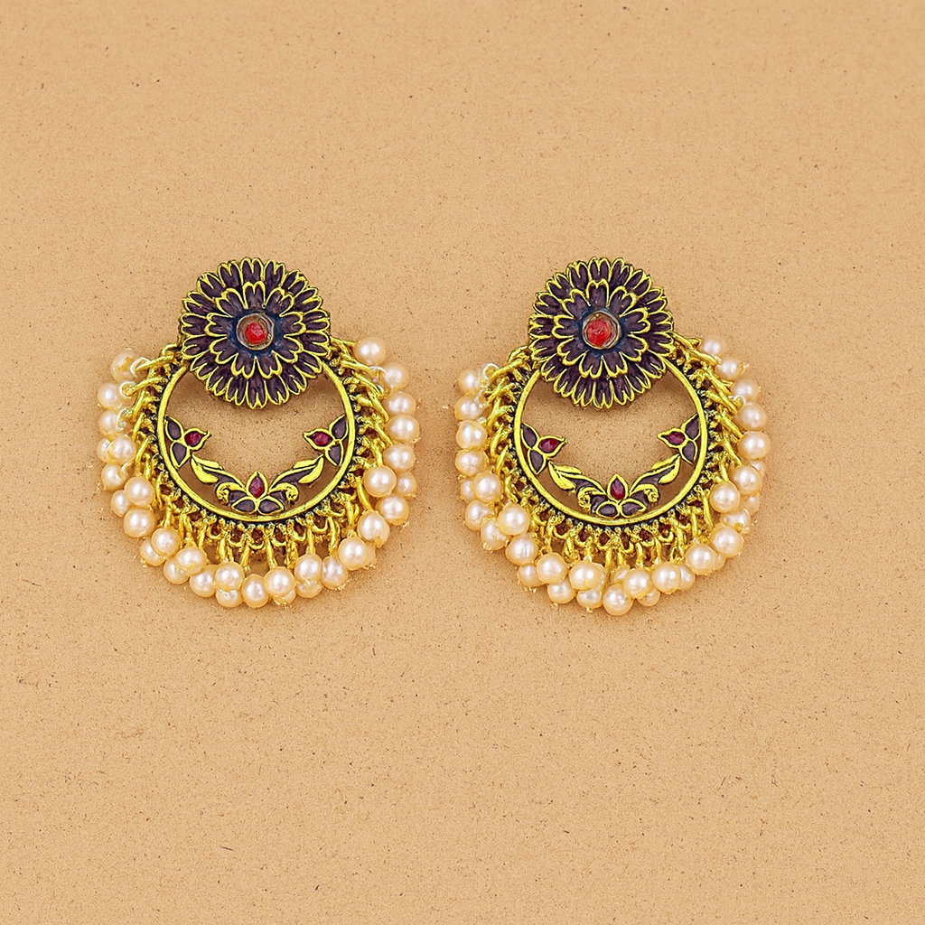 Leena Pearls Chandbalis
