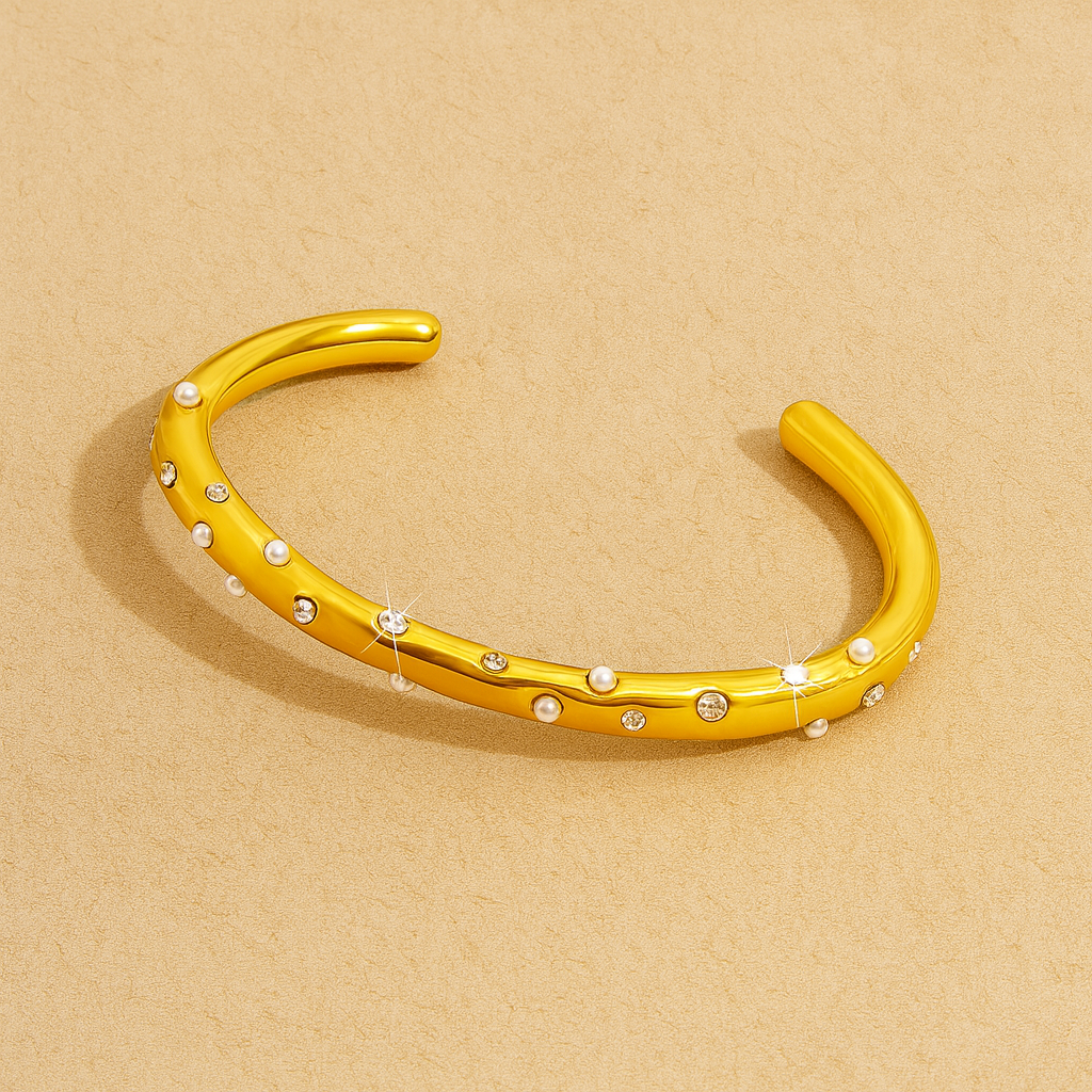 Odette Pearl Cuff Bangle