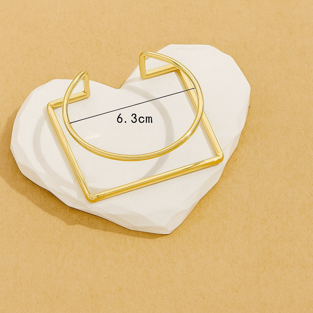 Square Cuff Bangle