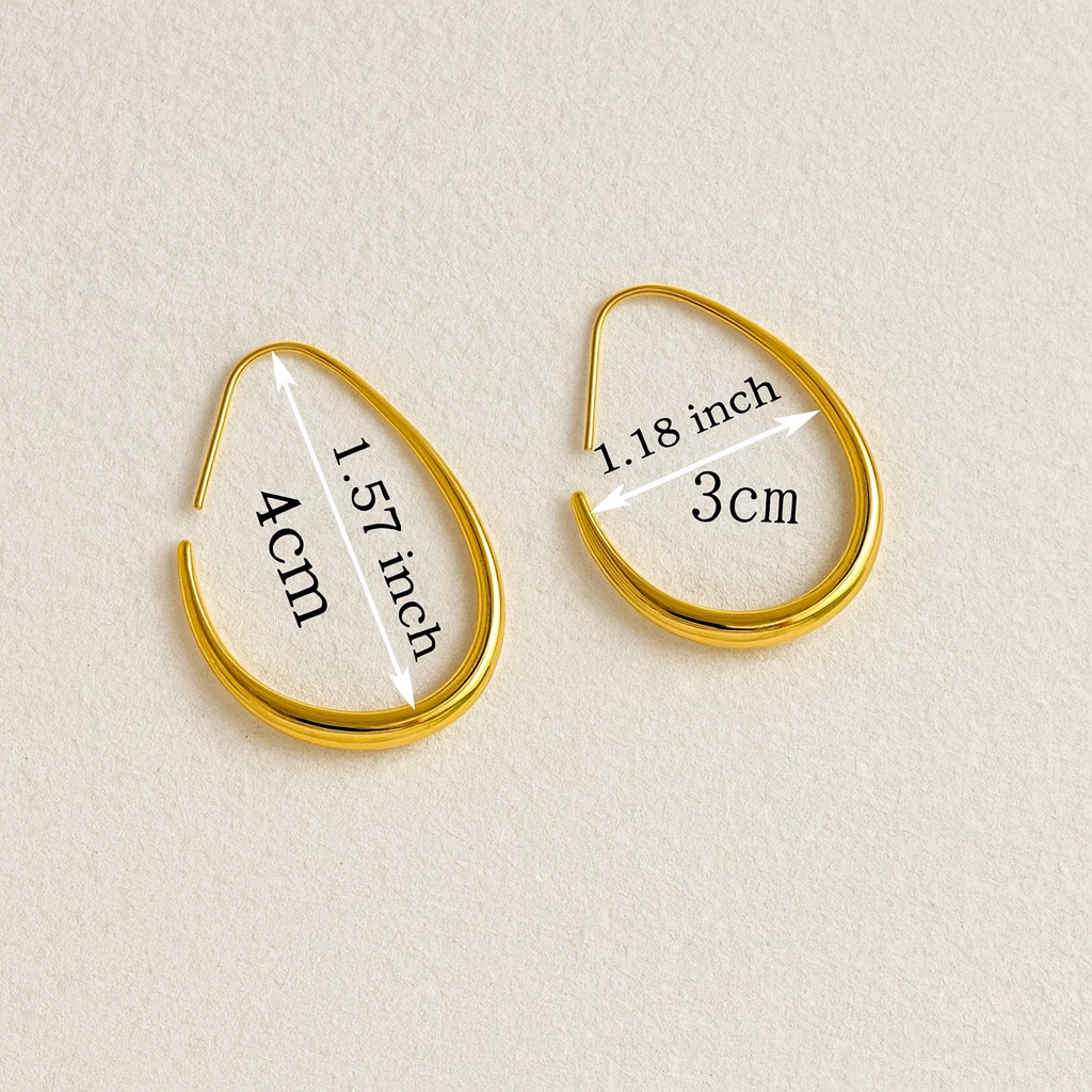 Hina U Shaped Earrings