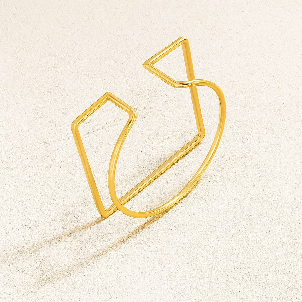 Square Cuff Bangle