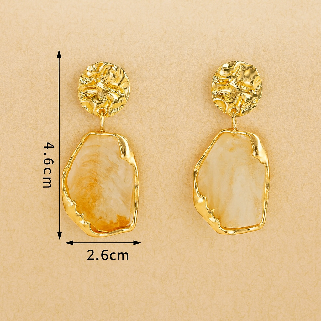 Geometric Drop Earrings
