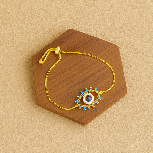 Evil Eye Slider Bracelet for Men