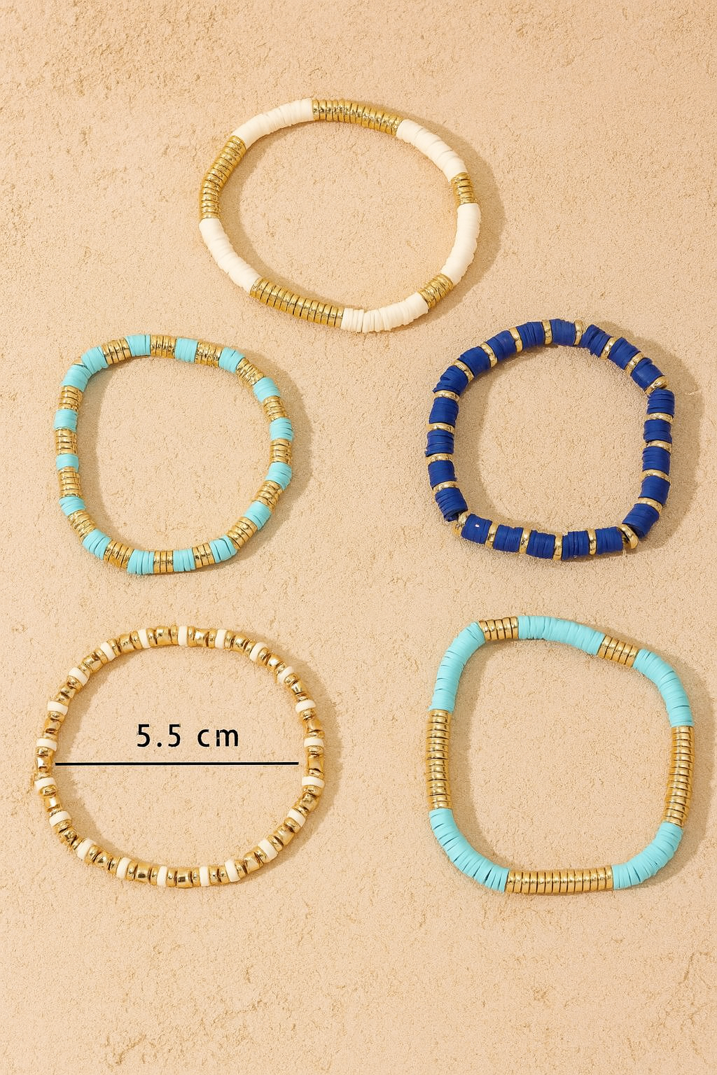 Beaded Bracelet Set of 5