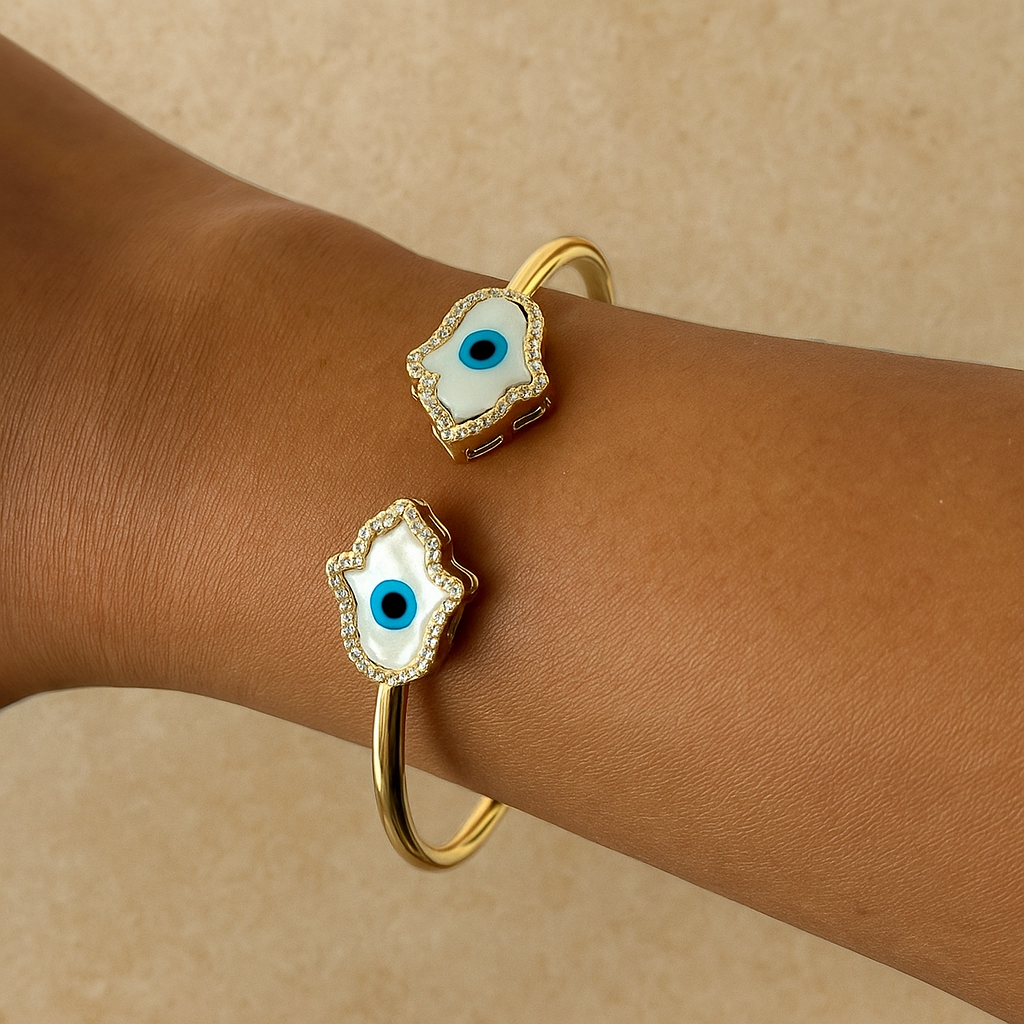 Hamsa Cuff Bangle