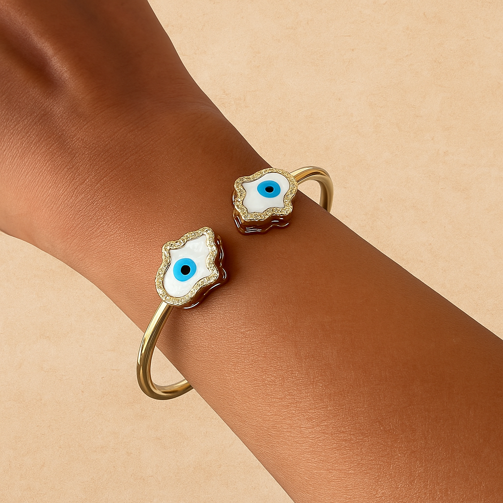 Hamsa Cuff Bangle