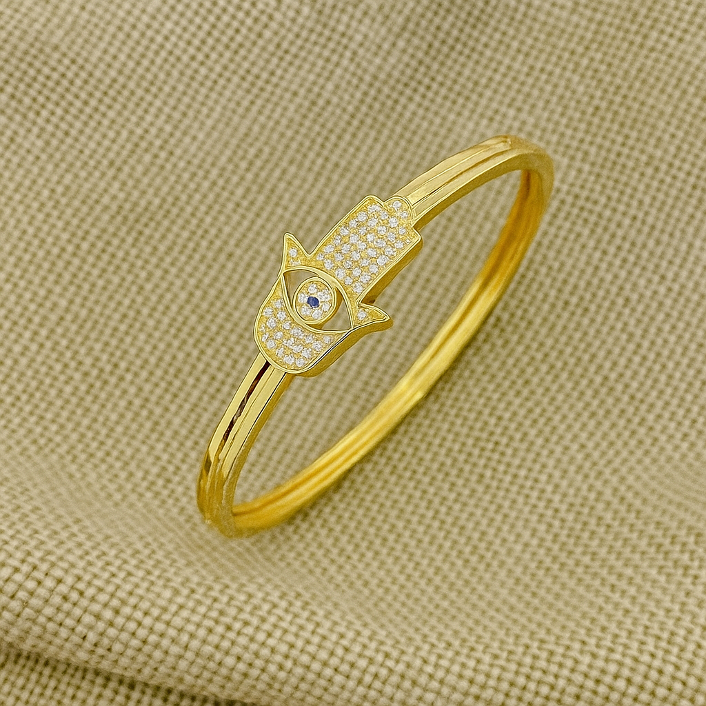 Diamont Hamsa Bangle
