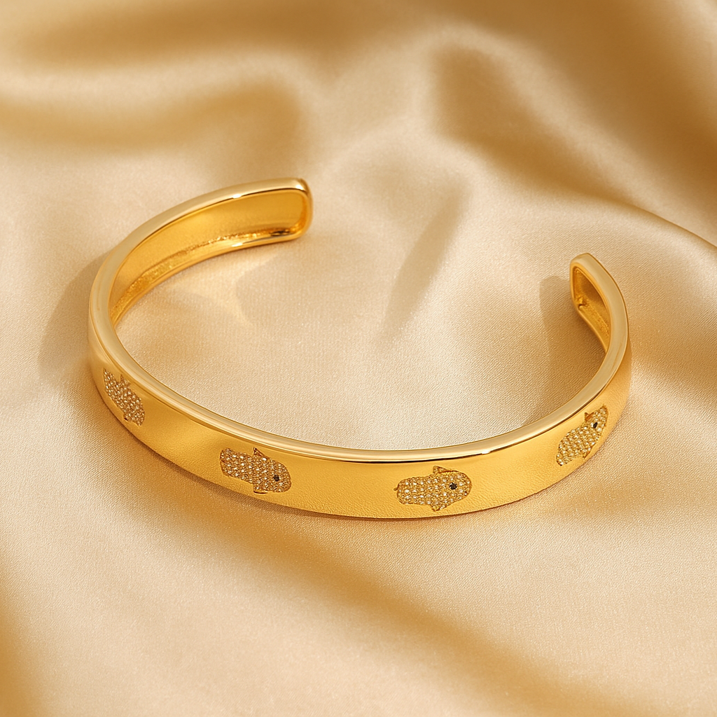 Hamsa Cuff Bangle