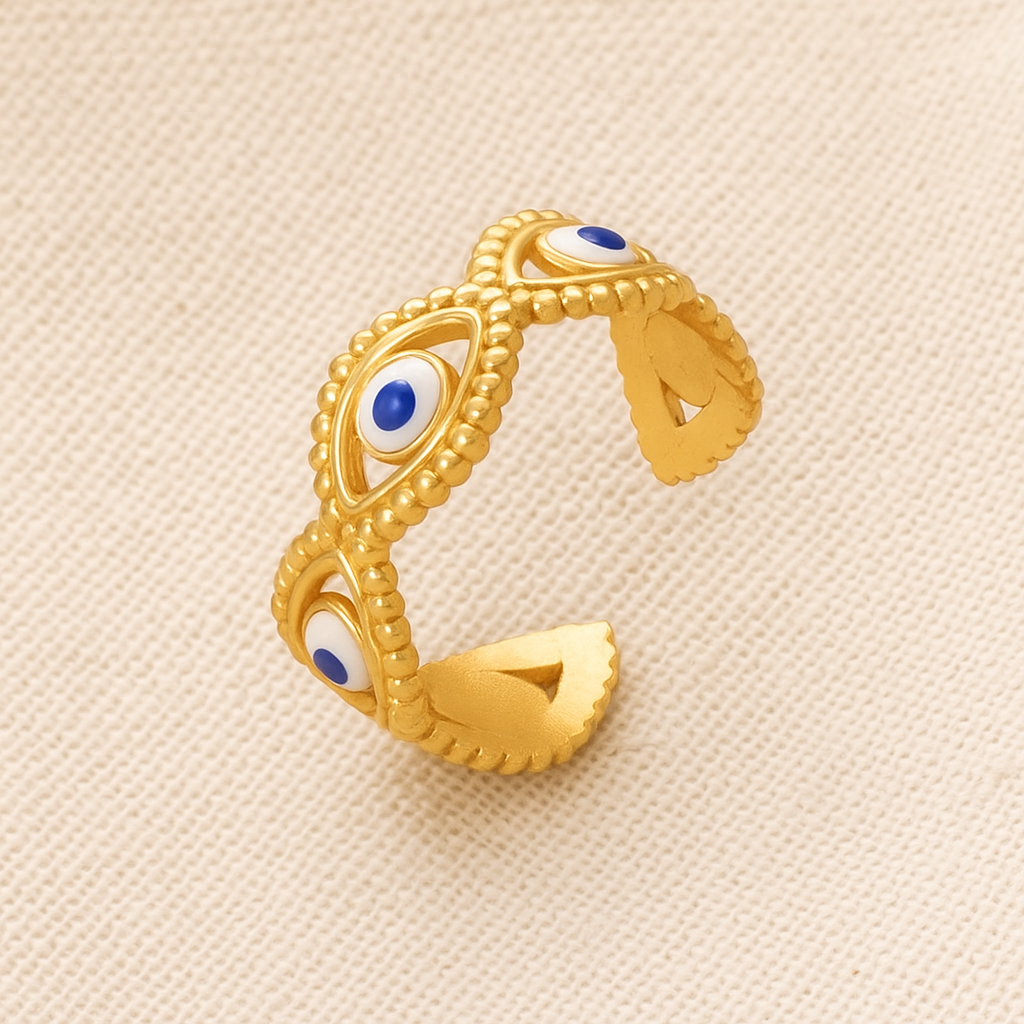 Evil Eye Decor Ring