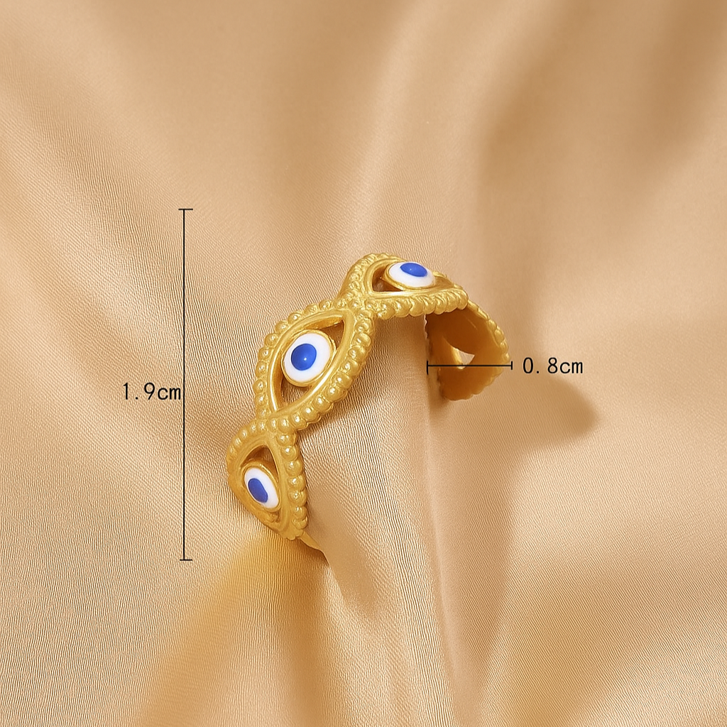 Evil Eye Decor Ring