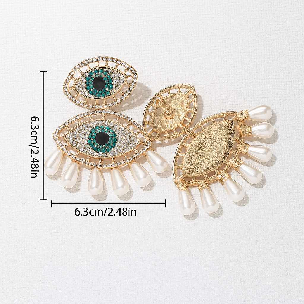 Cora Evil Eye Earrings