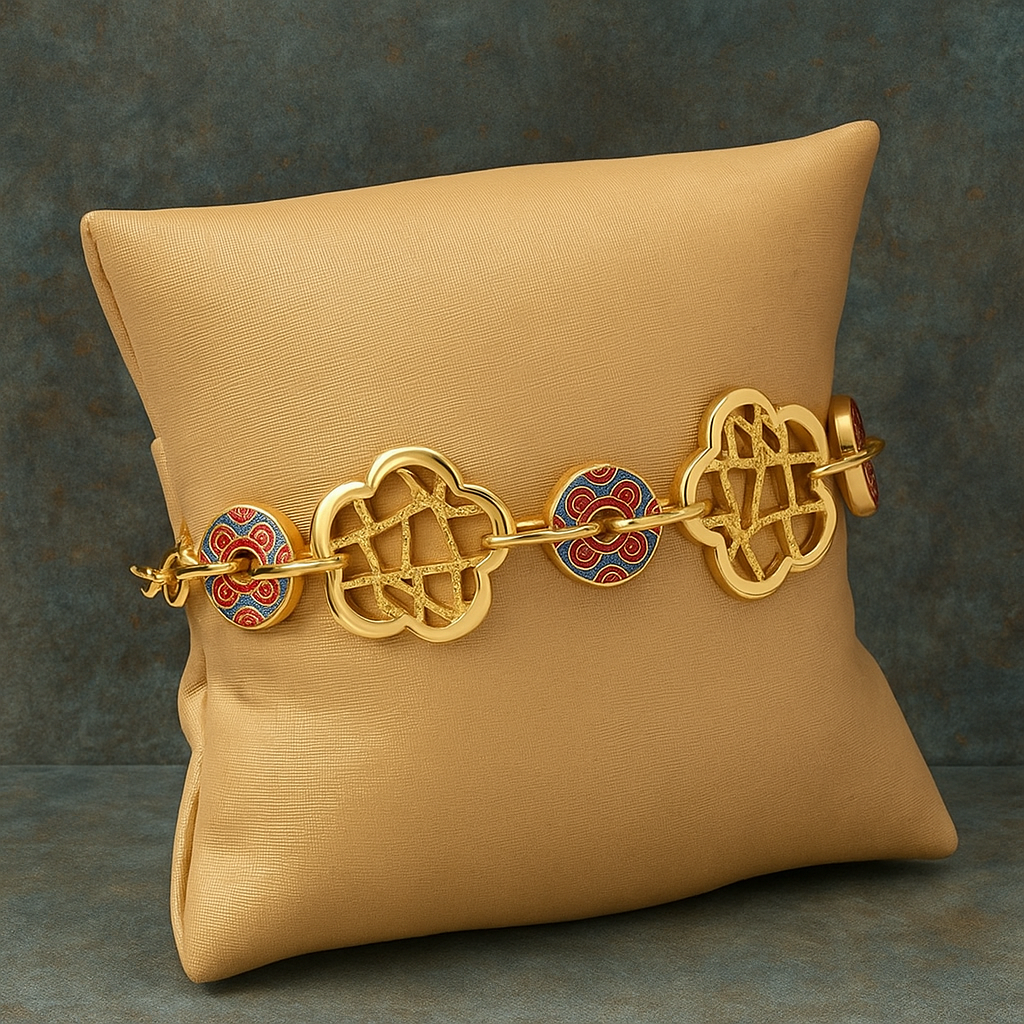 Carved Charms Bracelet