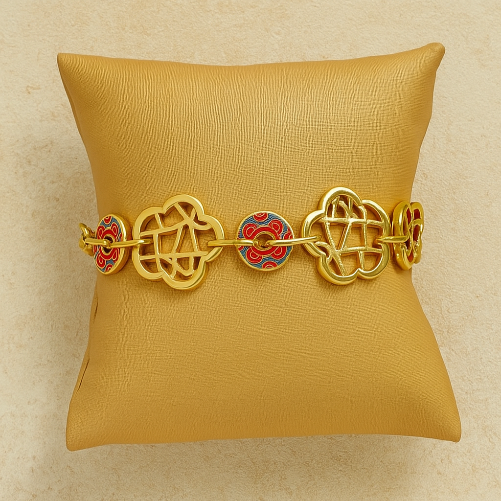 Carved Charms Bracelet