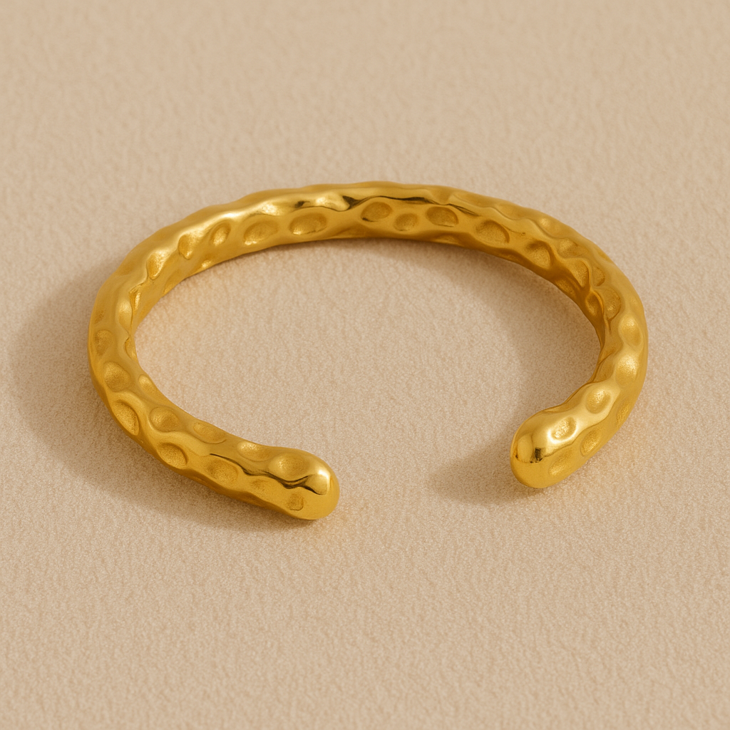 Textured Cuff Bangle