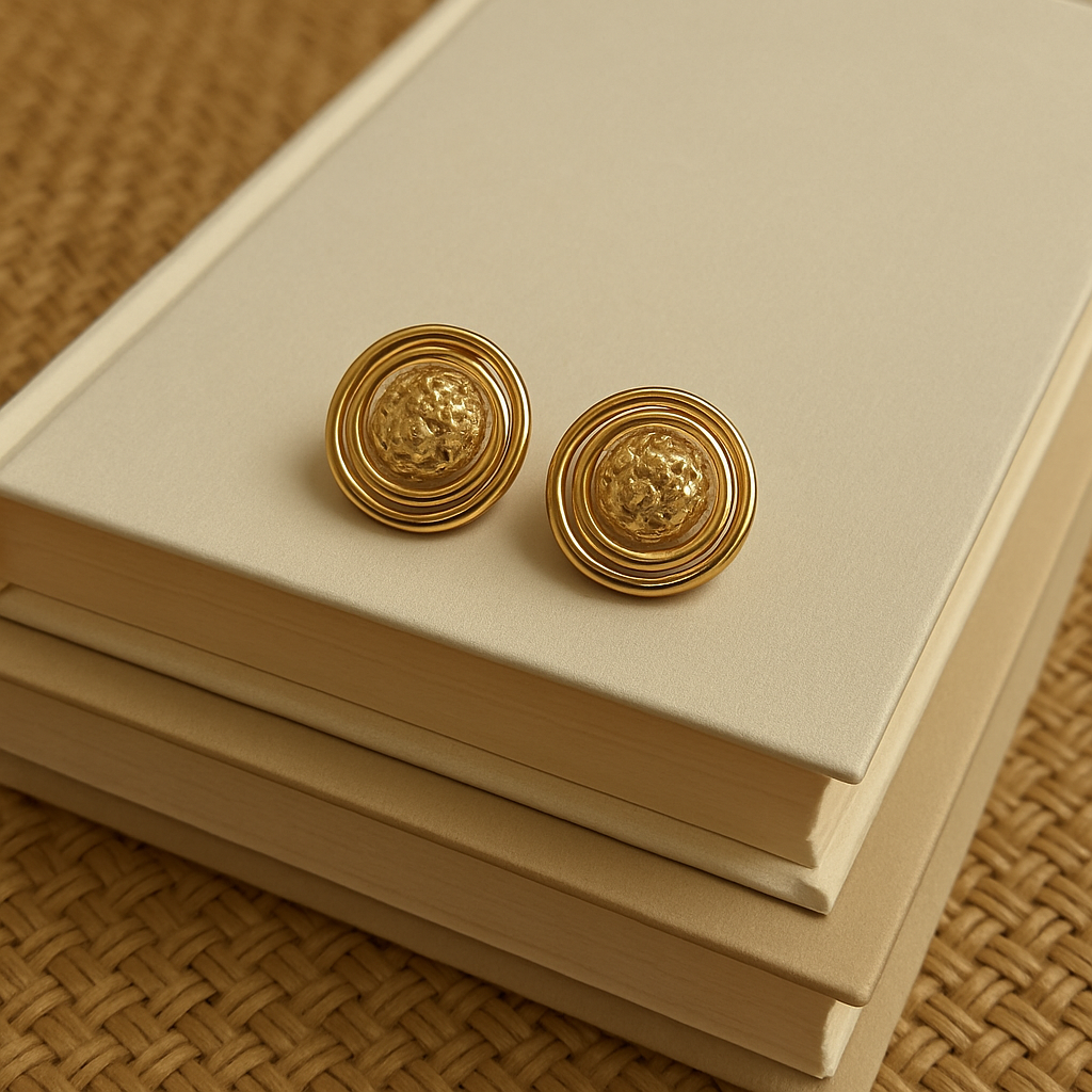 Myraa Textured Earrings