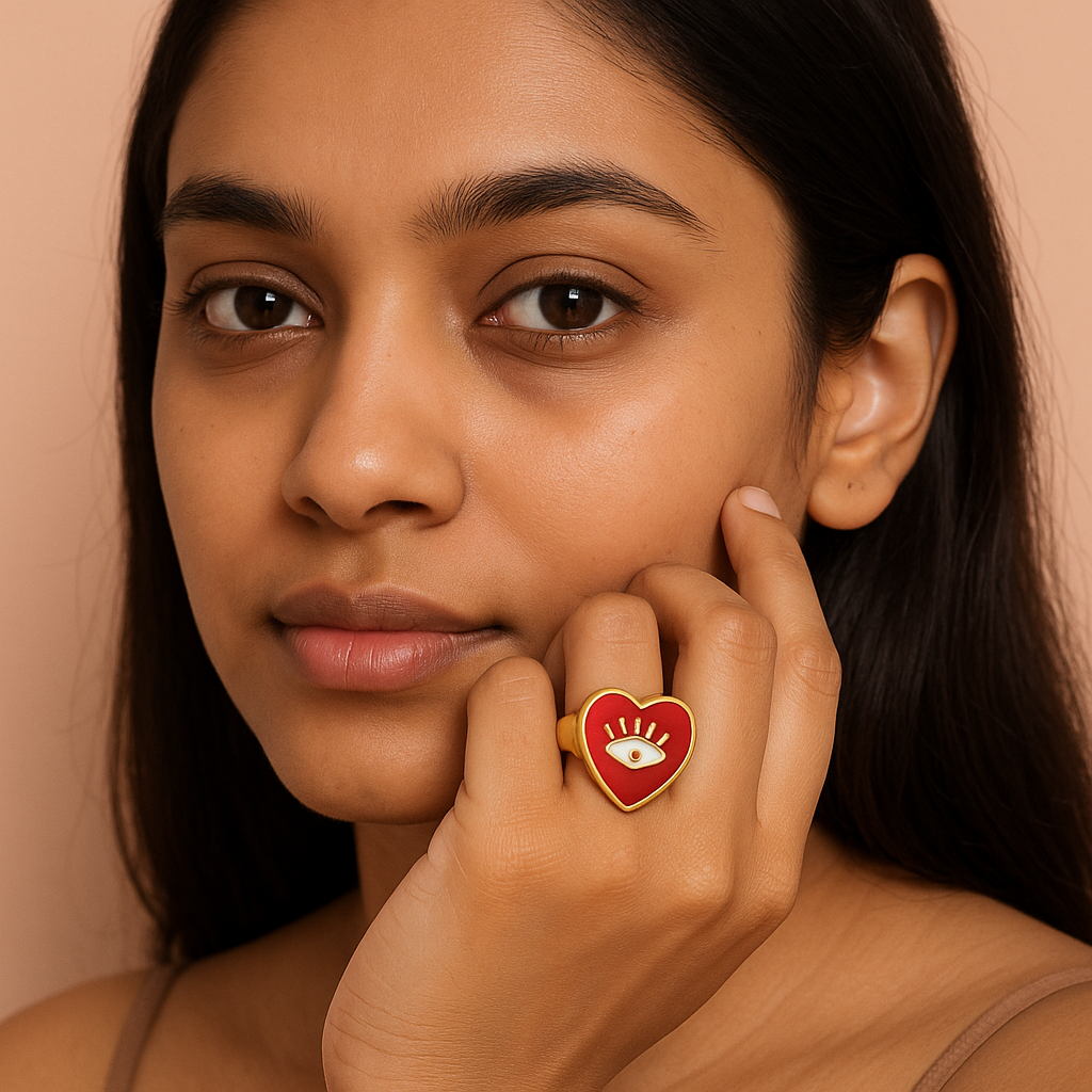 Heart Pattern Ring