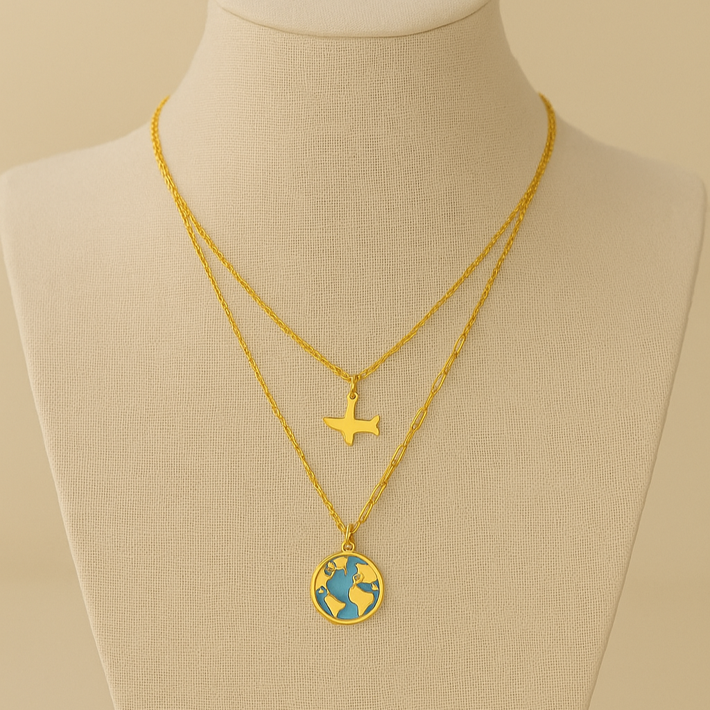 Travel Charms Necklace