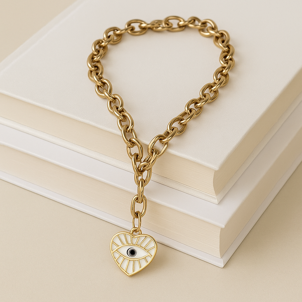 Heart Pendant Chain Necklace