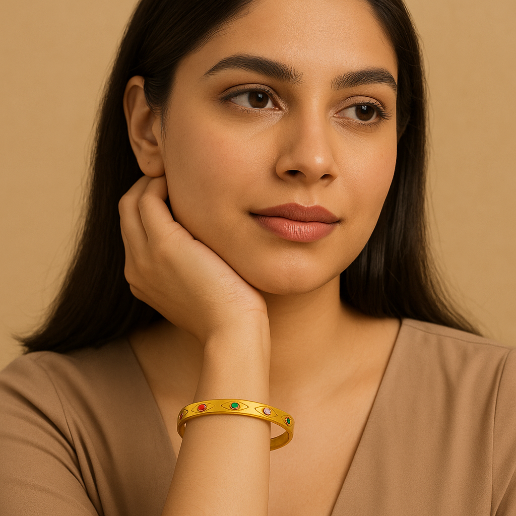 Kinsley Evil Eye Bangle