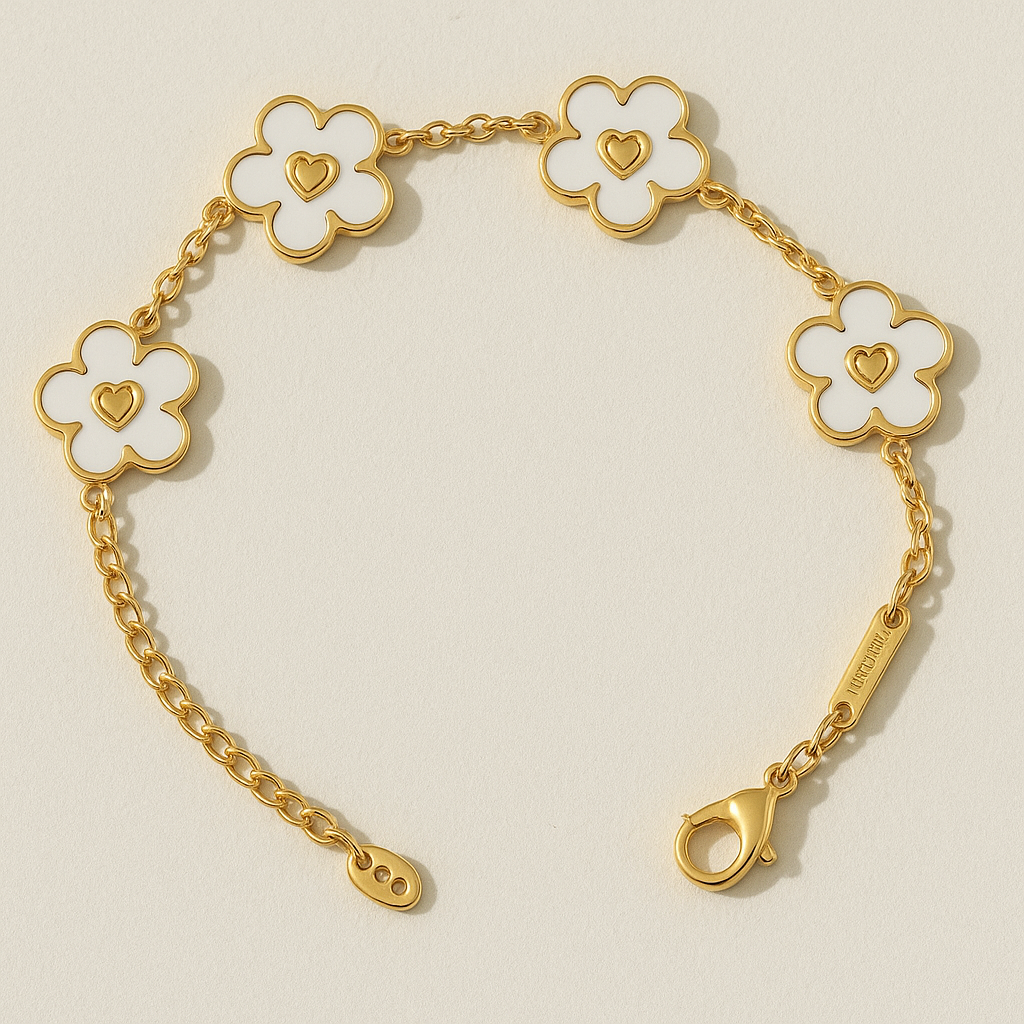 Clover White Bracelet