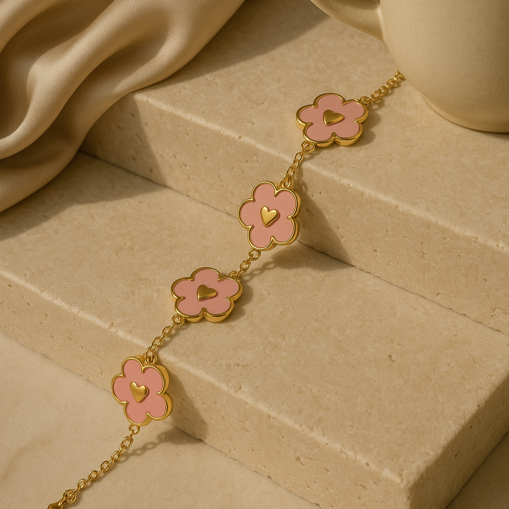 Clover Pink Bracelet