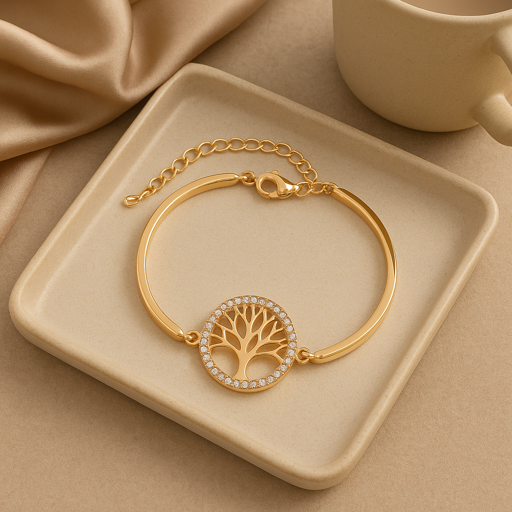 Tree of Life Cuff Bracelet
