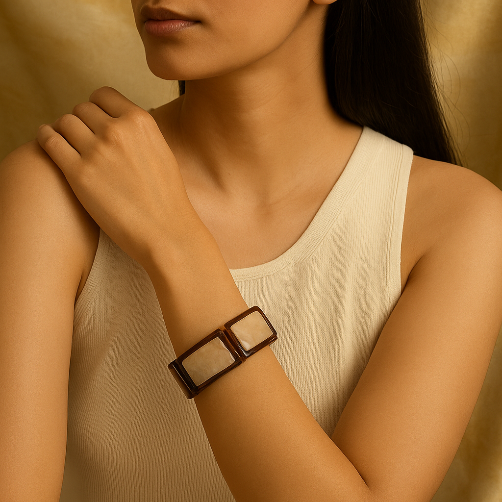 Boho Hexagonal Bangle