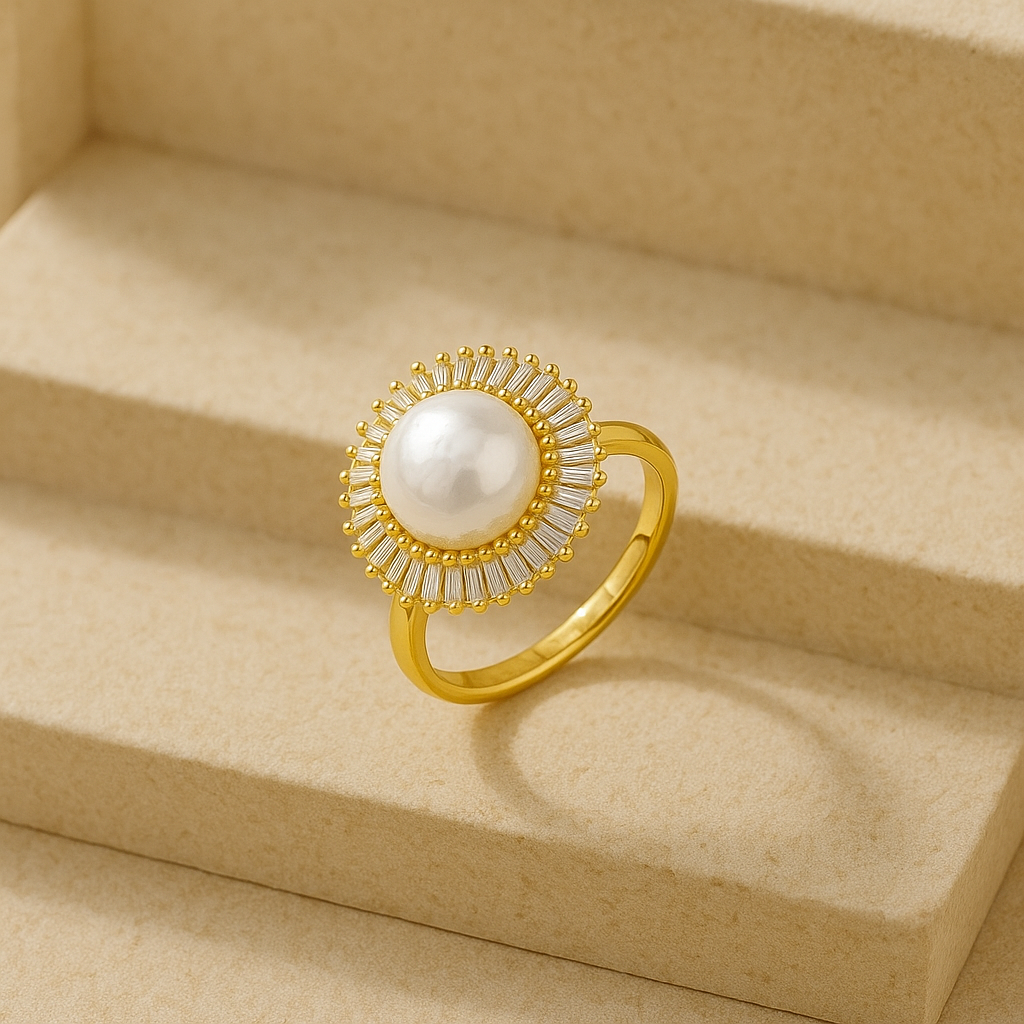 Pearl Cuff Ring