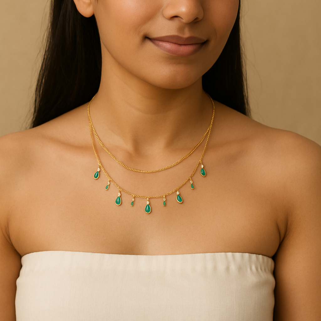Misu Charms Layered Necklace