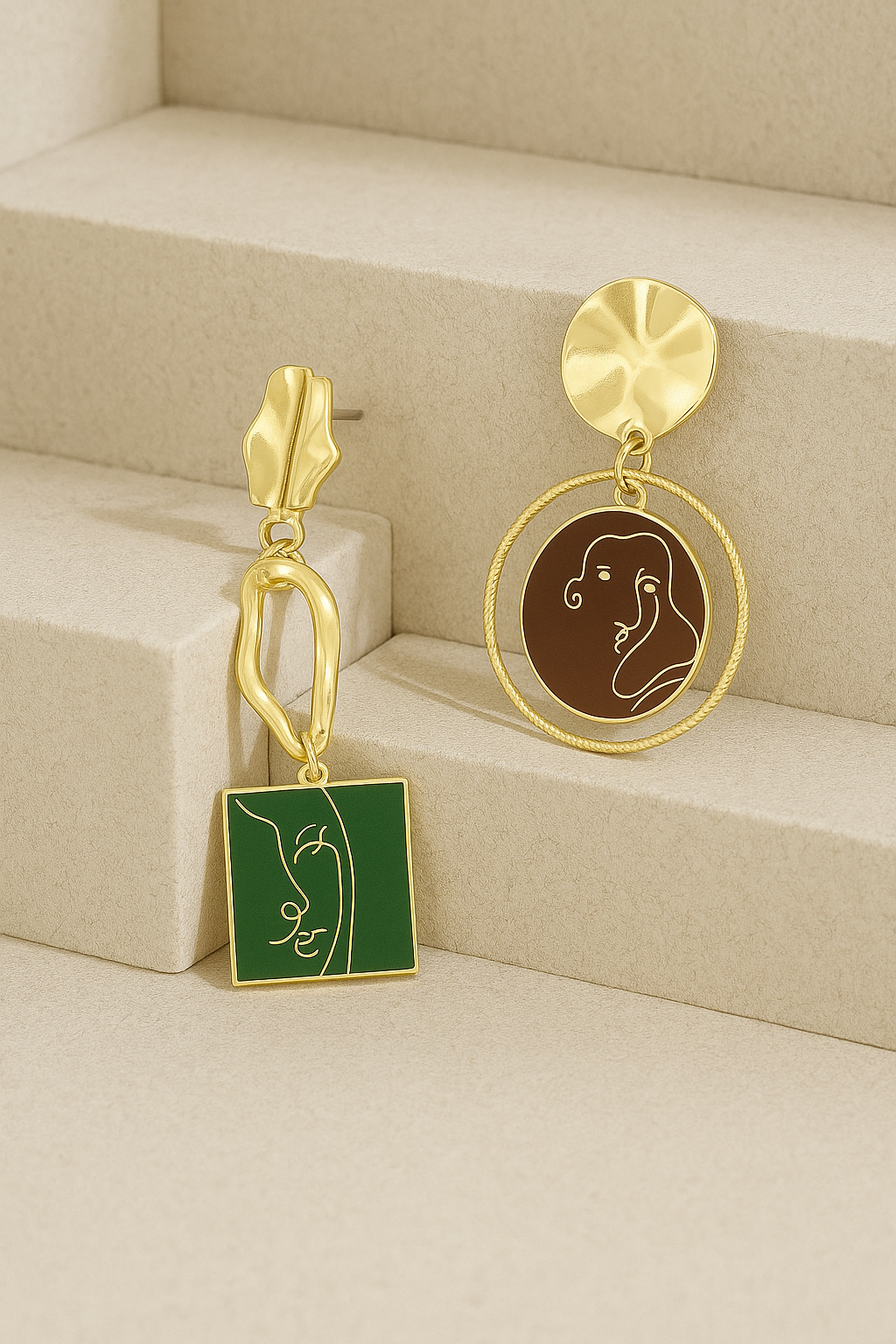 Asymmetrical Earrings