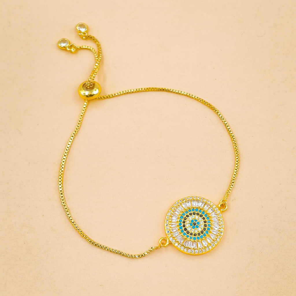 Ayesha Evil Eye Slider Bracelet
