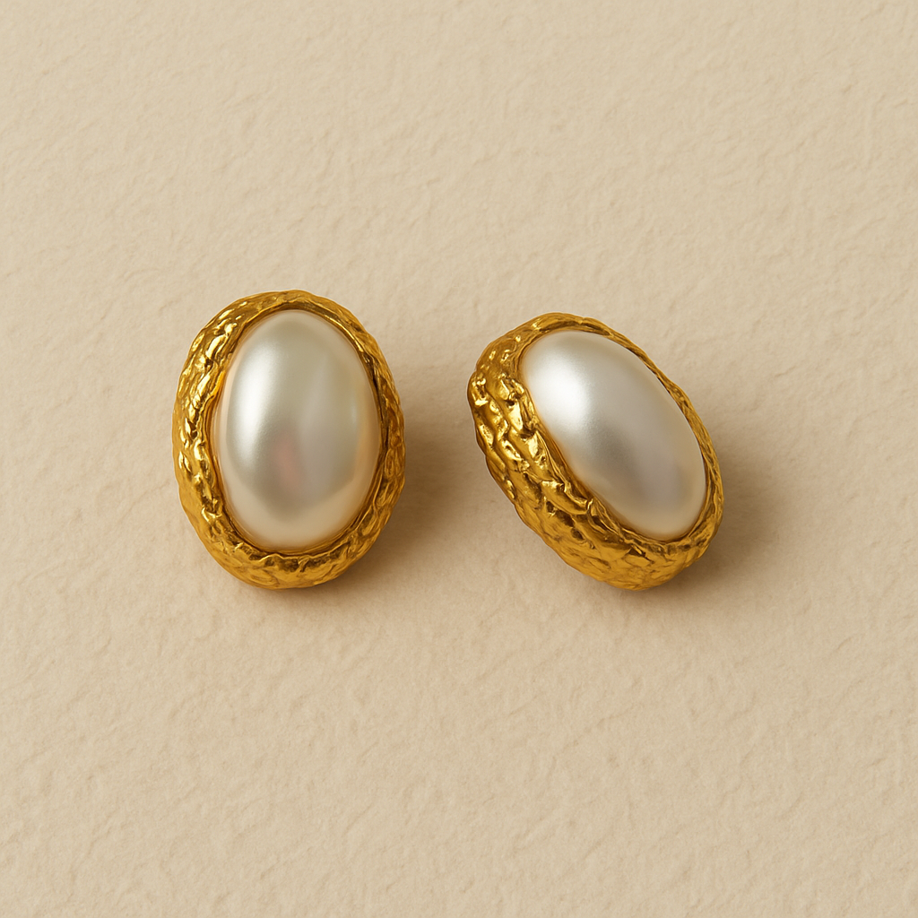 Monika Pearl Studs