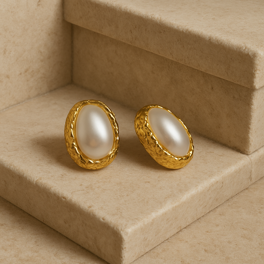 Monika Pearl Studs