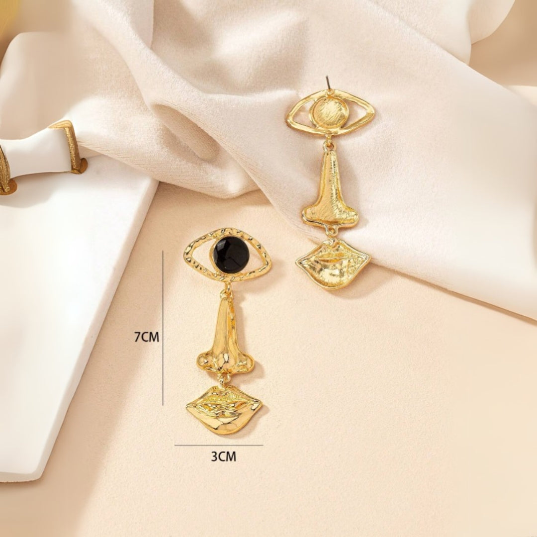 Abstract Drop Earrings