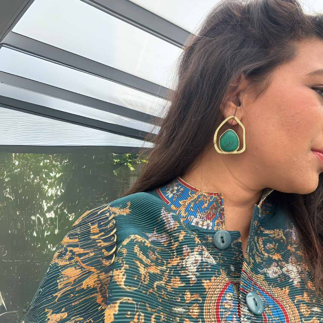 Zara Malachite Earrings