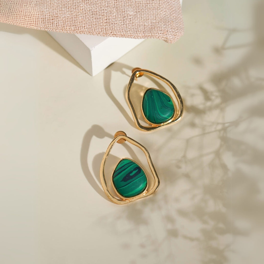 Zara Malachite Earrings