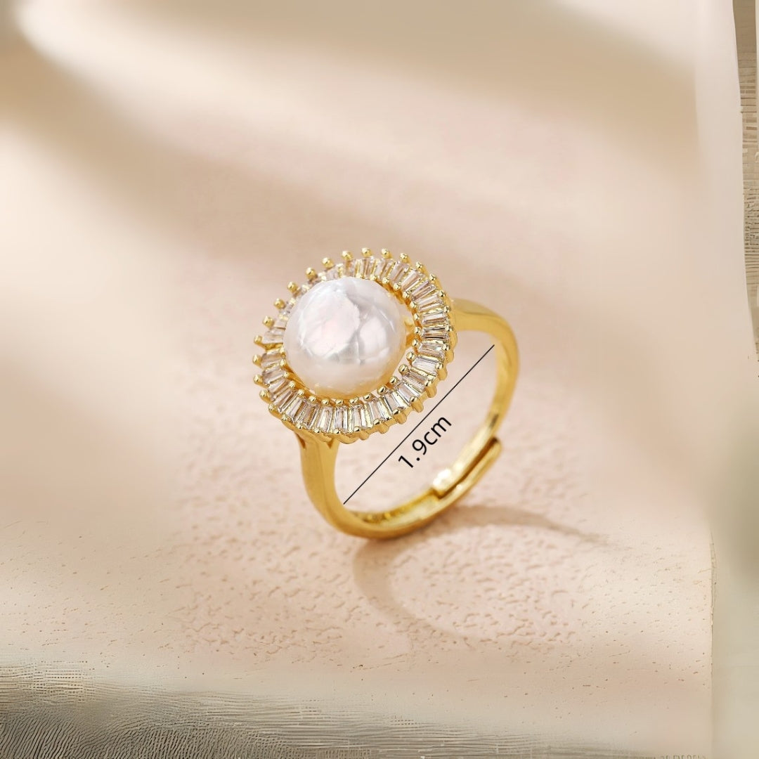 Pearl Cuff Ring