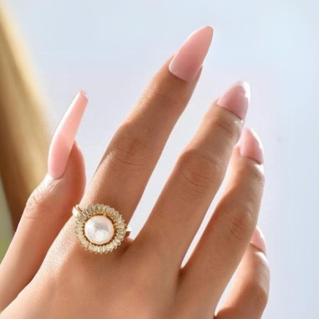Pearl Cuff Ring