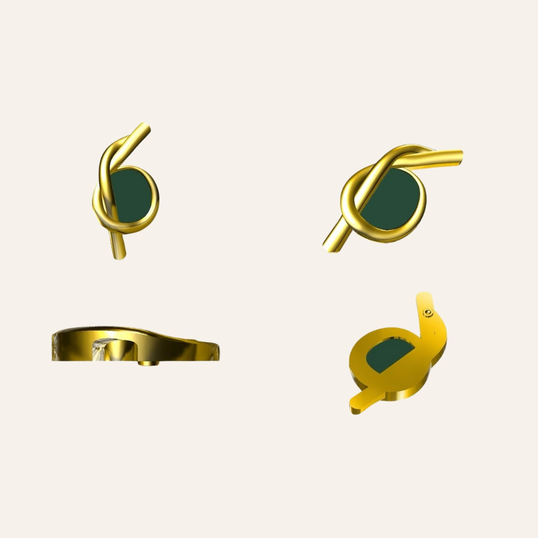 Lola Malachite Earrings