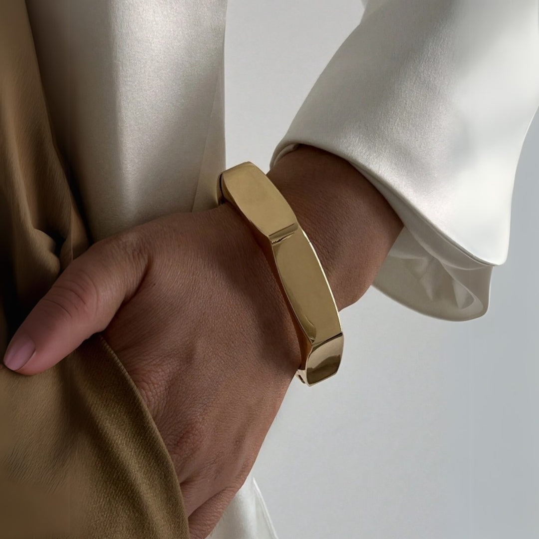 Camille Polygonal Bangle