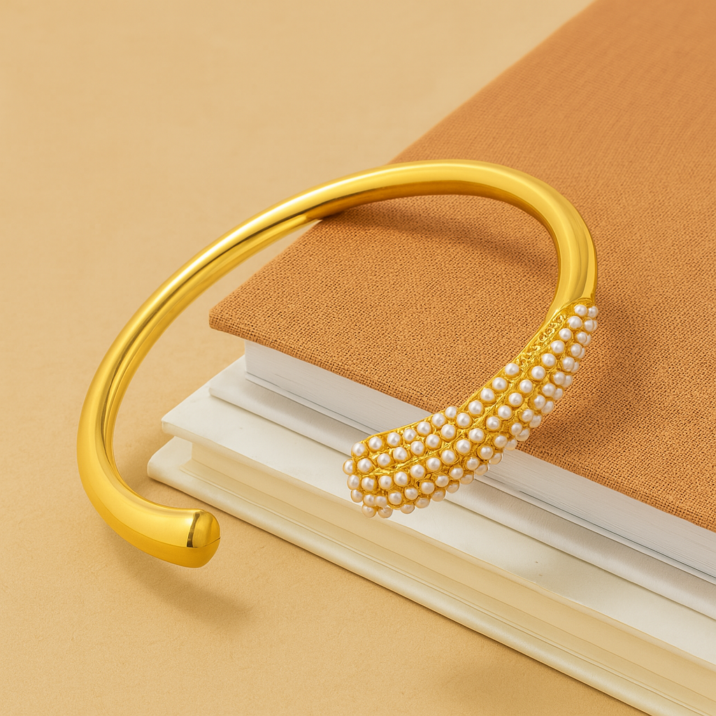 Pearl Cuff Bangle