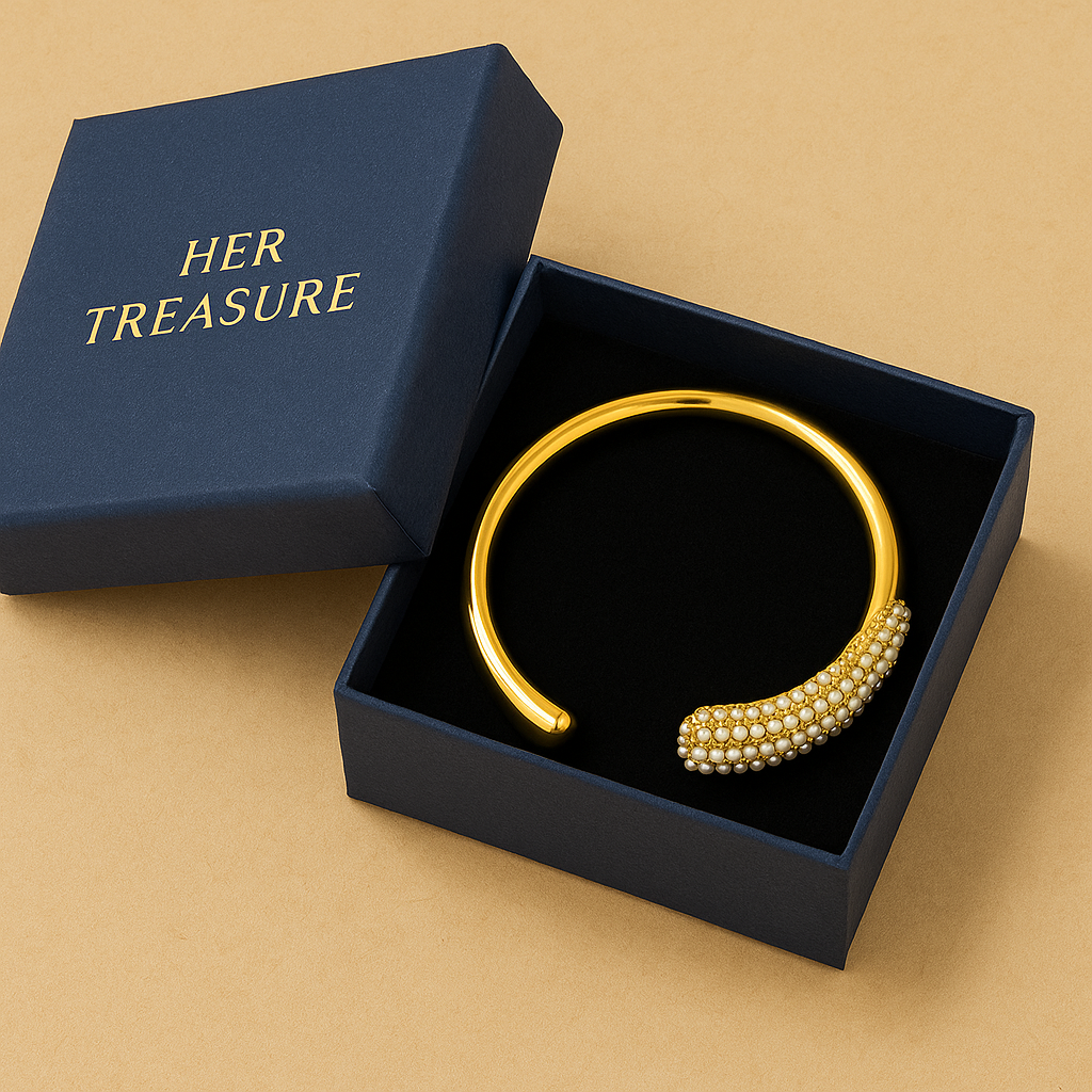 Pearl Cuff Bangle